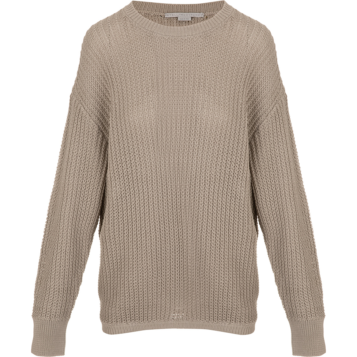 STELLA MCCARTNEY DETAILED COTTON KNIT JUMPER