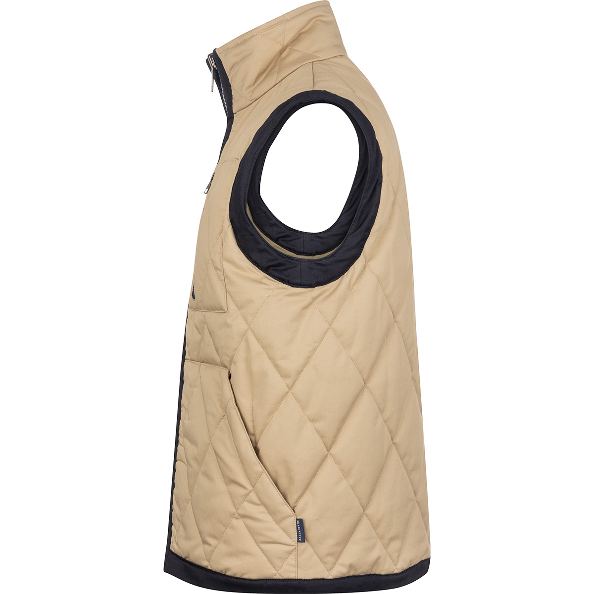 BALLANTYNE Gilet in gabardine elasticizzato di cotone