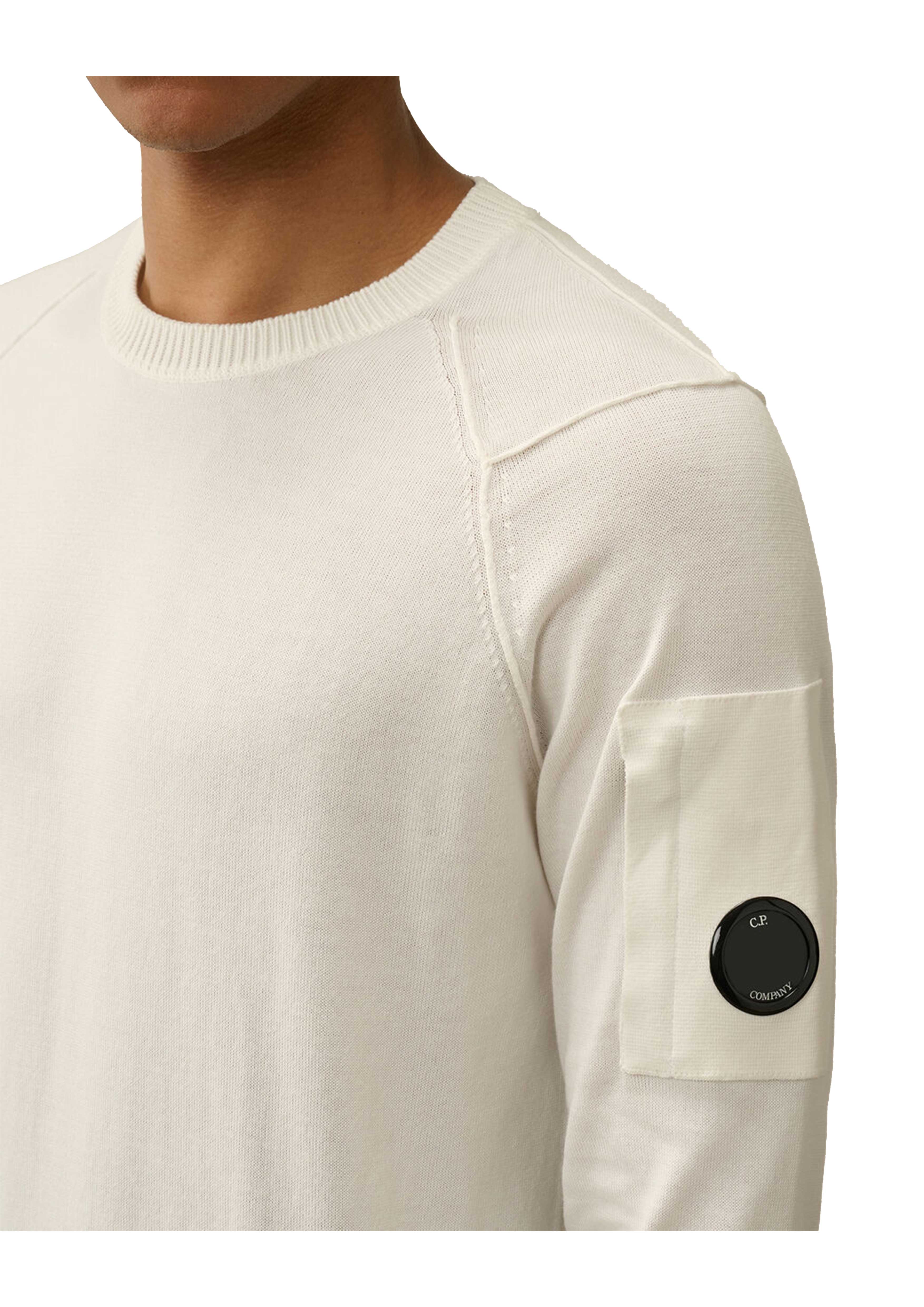C.P. COMPANY Sea Island Strick mit Linse