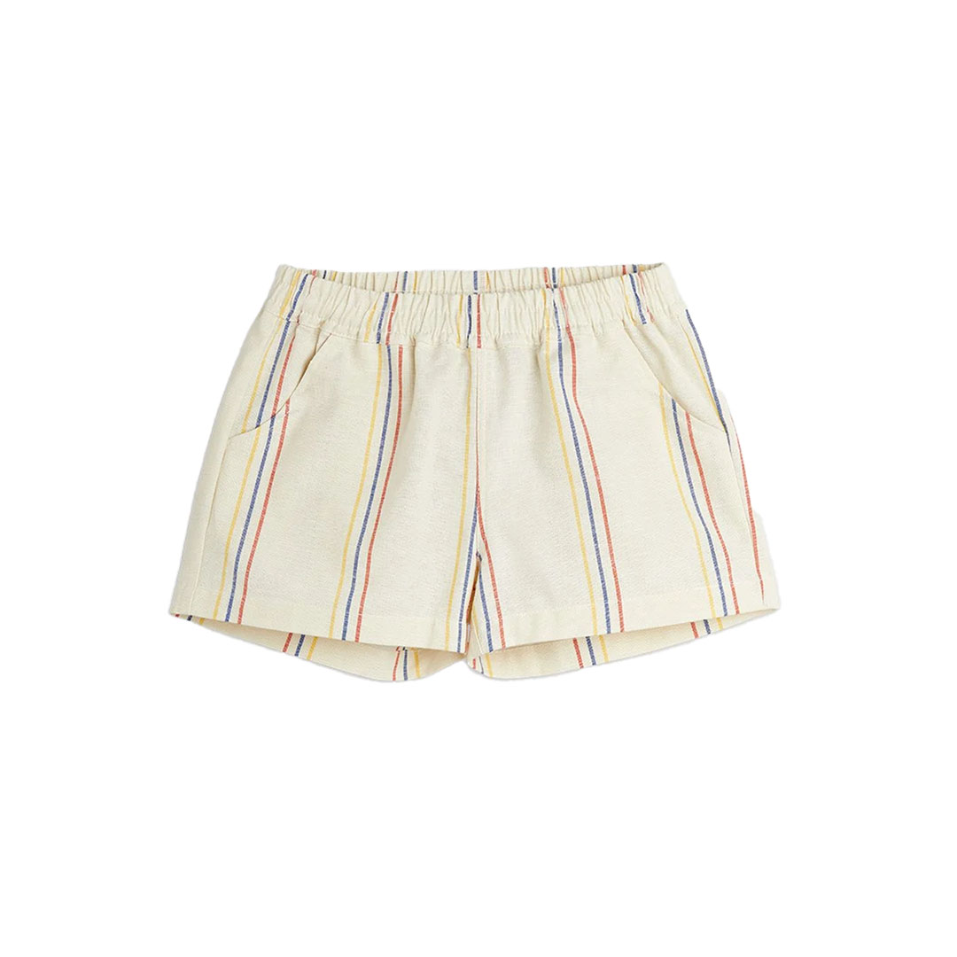 MINIRODINI Stripe Woven Shorts