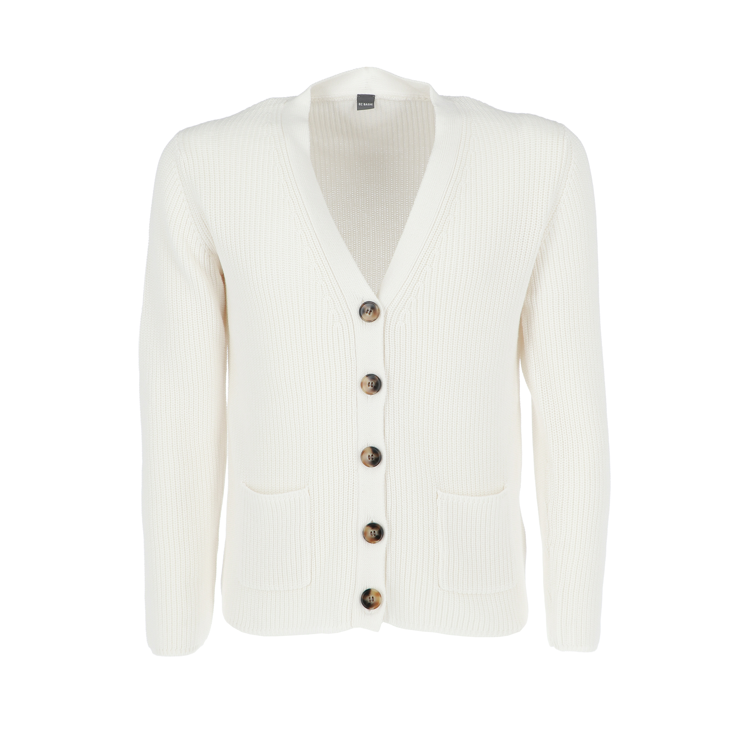 OZ BASIC Strickjacke Off White L Oberrauch Zitt