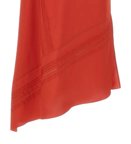 VINCE Pintuck Slip Skirt