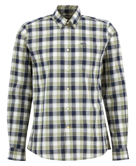 BARBOUR Camicia su misura a quadretti Harwood