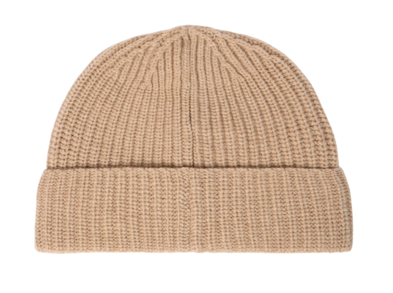 STONE ISLAND Beanie In Light Geelong Wool