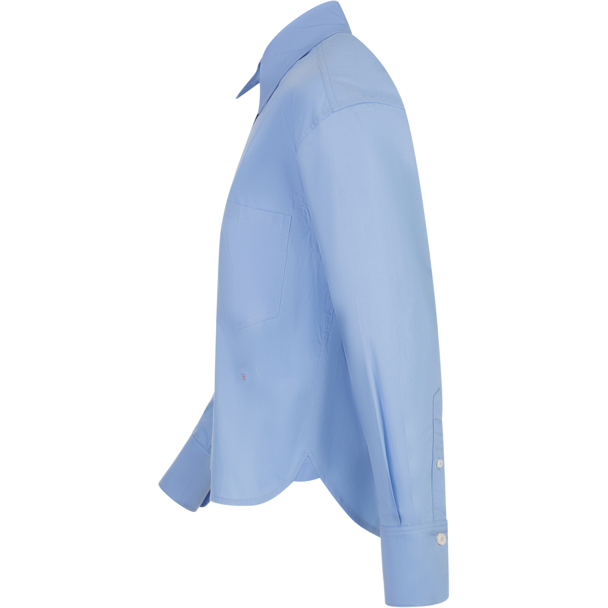 VICTORIA BECKHAM CROPPED LONG SLEEVE SHIRT
