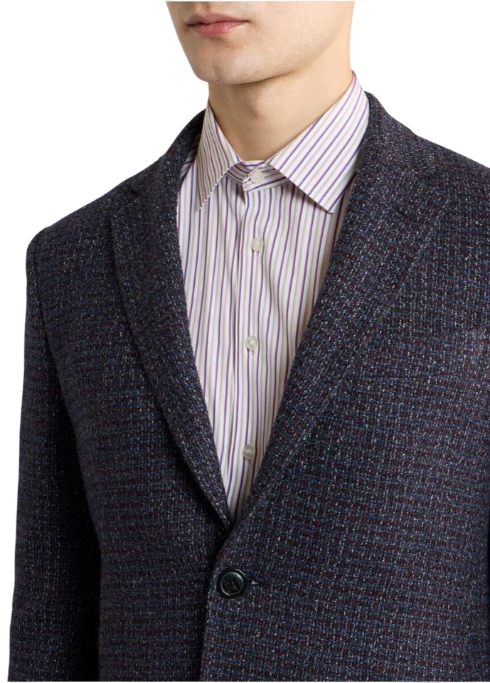 ETRO Structured Blazer With Etro Signature Pattern