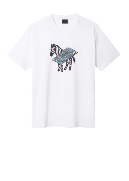 PAUL SMITH Regular fit T-Shirt Circuit Zebra