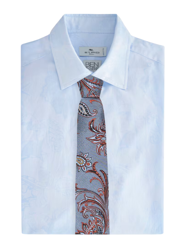 ETRO Refined Paisley Print Silk Tie