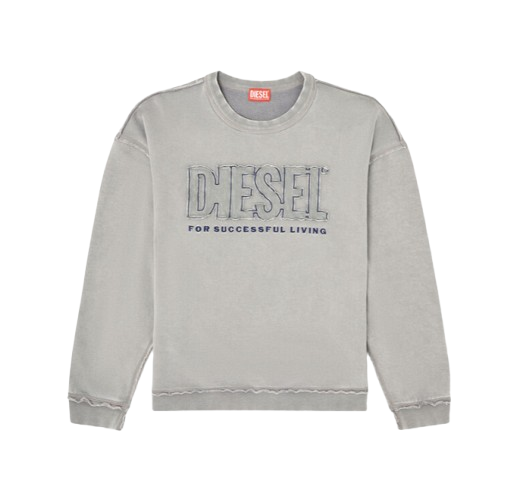 DIESEL Felpa girocollo vestibilità rilassata