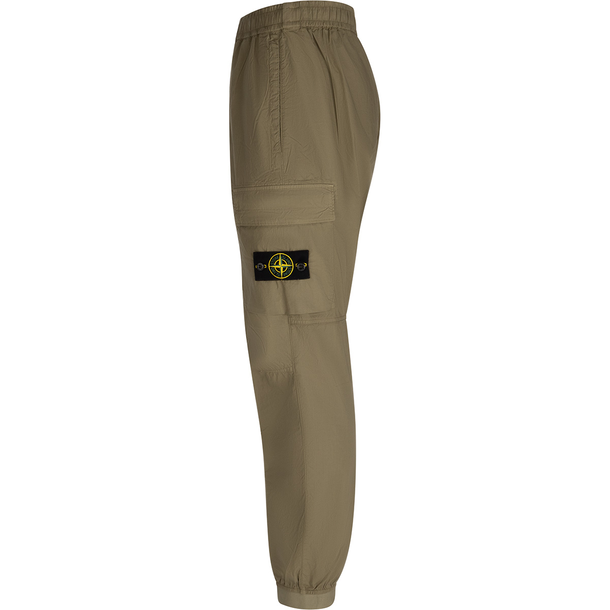 STONE ISLAND Pantaloni Paracadute in Tela di Cotone Elasticizzato