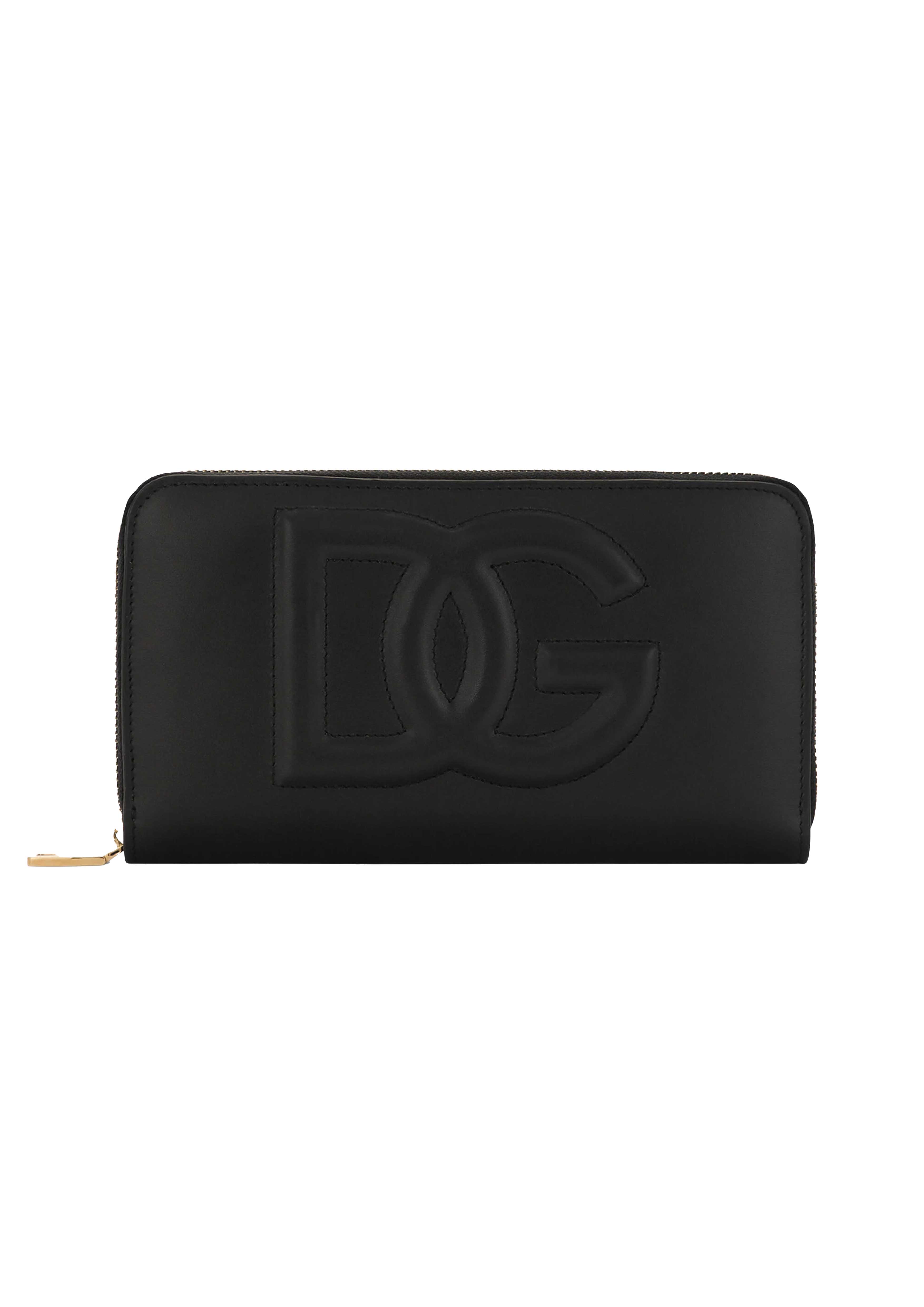 DOLCE & GABBANA Portafoglio con zip in pelle