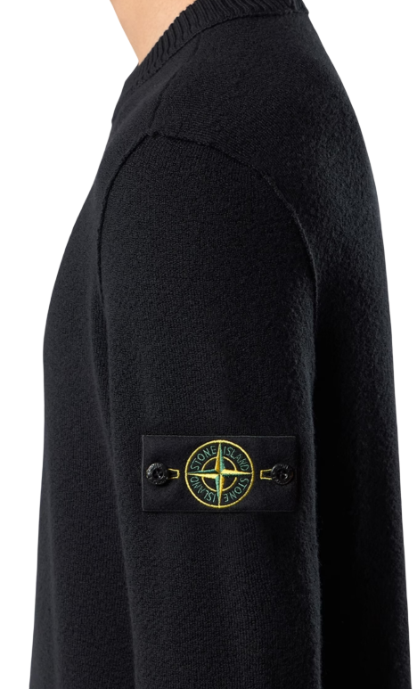 STONE ISLAND Knit Crewneck In Pure Rws Wool