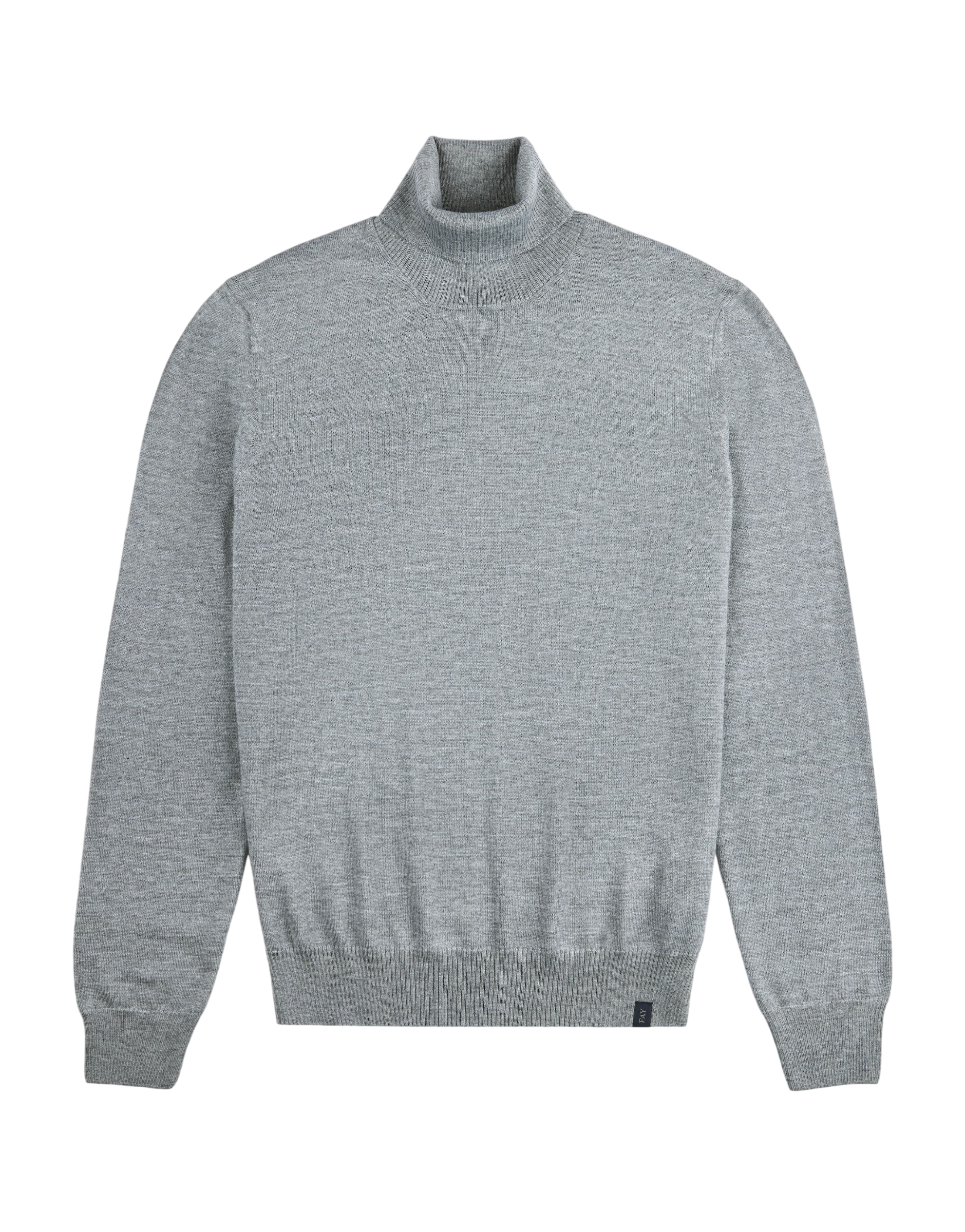 FAY Turtleneck Knit Sweater