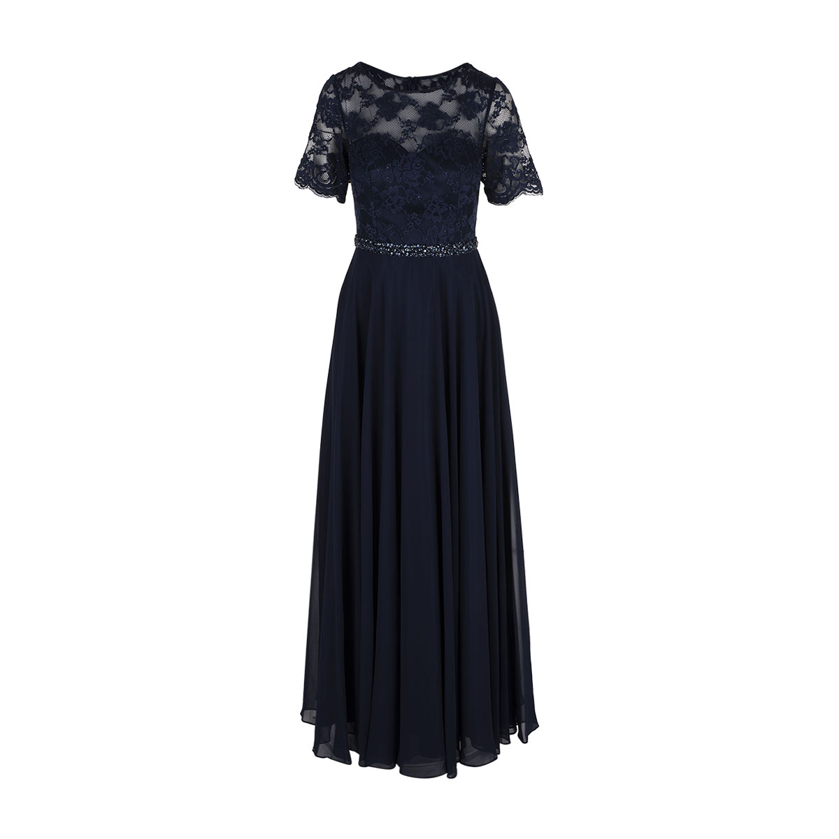 MASCARA LONDON Lace Sleeve Navy I42 D38 Oberrauch Zitt