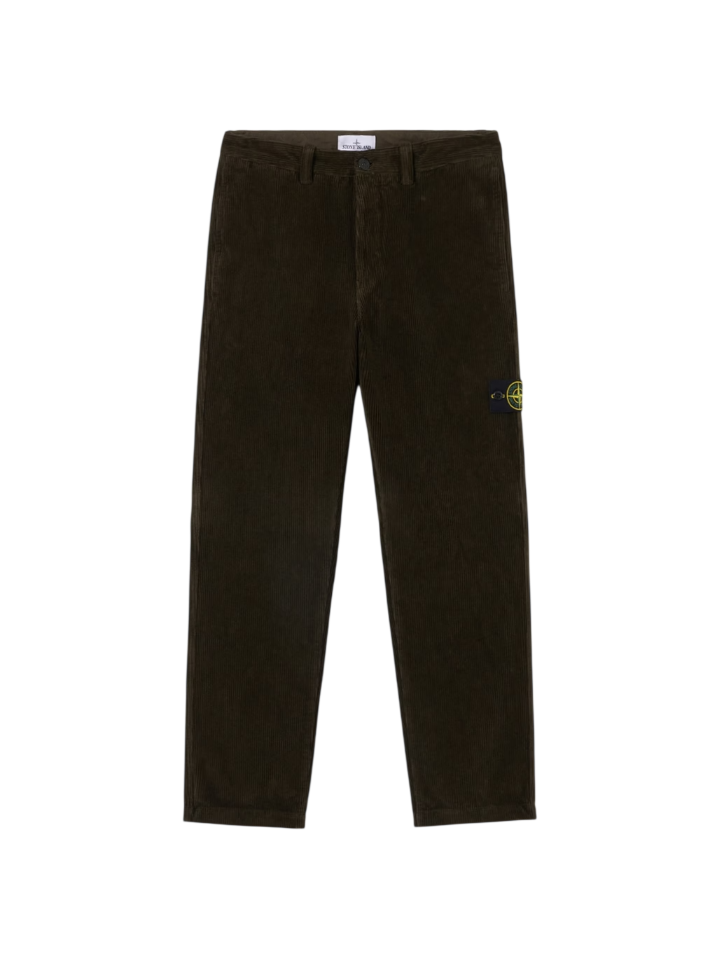 STONE ISLAND Chino Pants In Organic Cotton Corduroy Garment Dyed