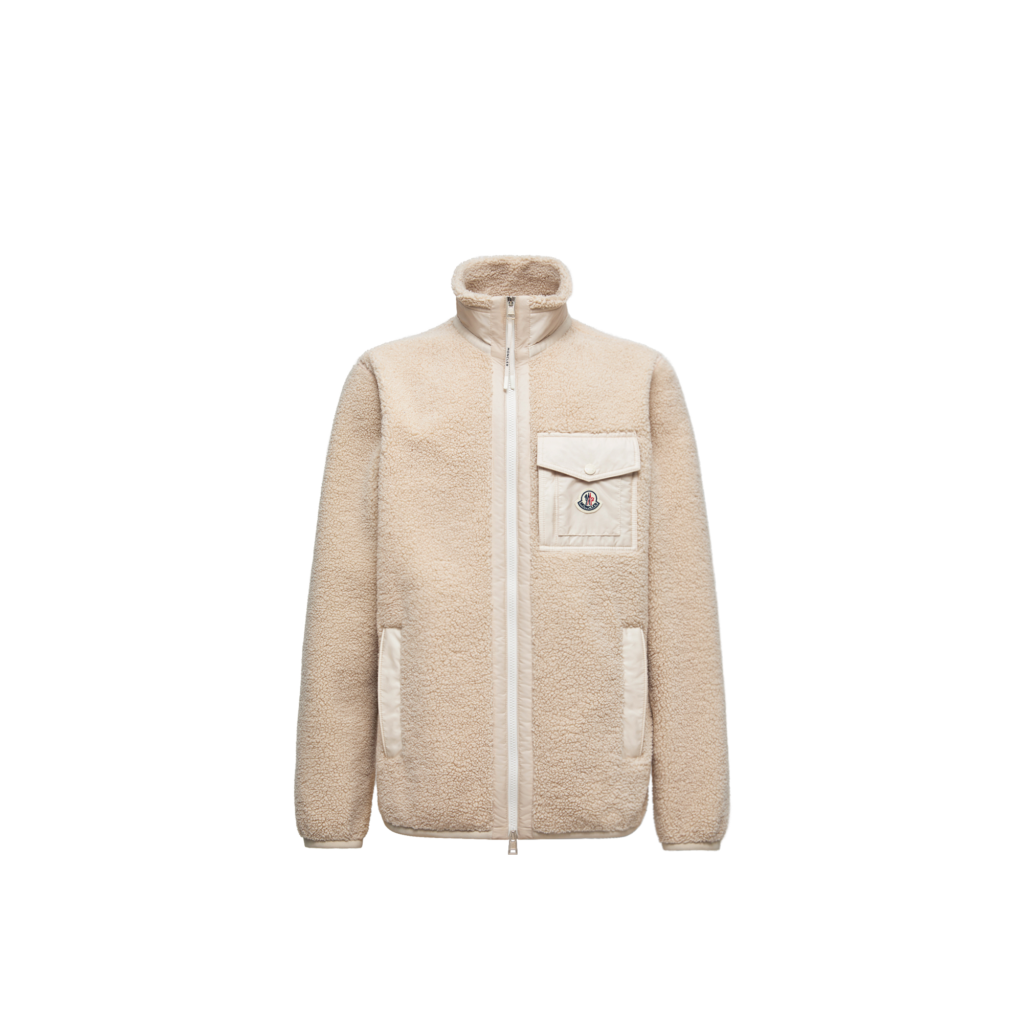 MONCLER Cardigan con cerniera senza cappuccio