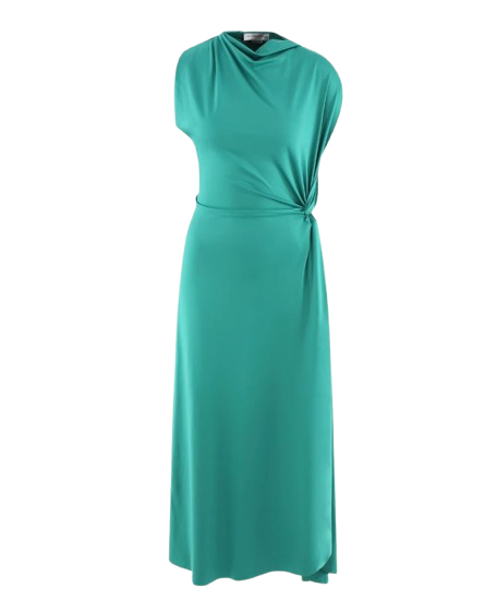 VICTORIA BECKHAM Asymmetric Drape Dress