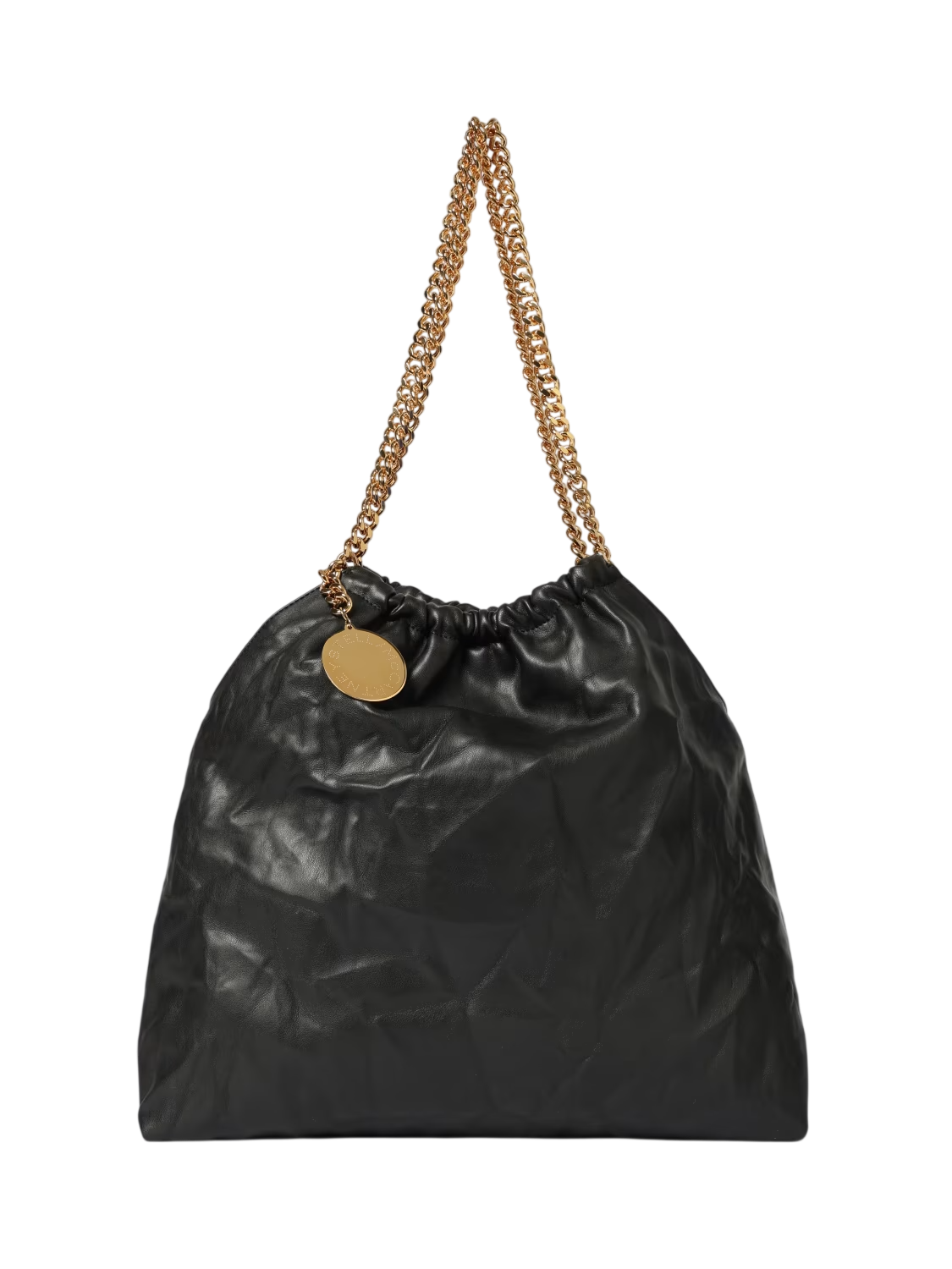 STELLA MCCARTNEY Falabella Medium Drawstring Crinkle