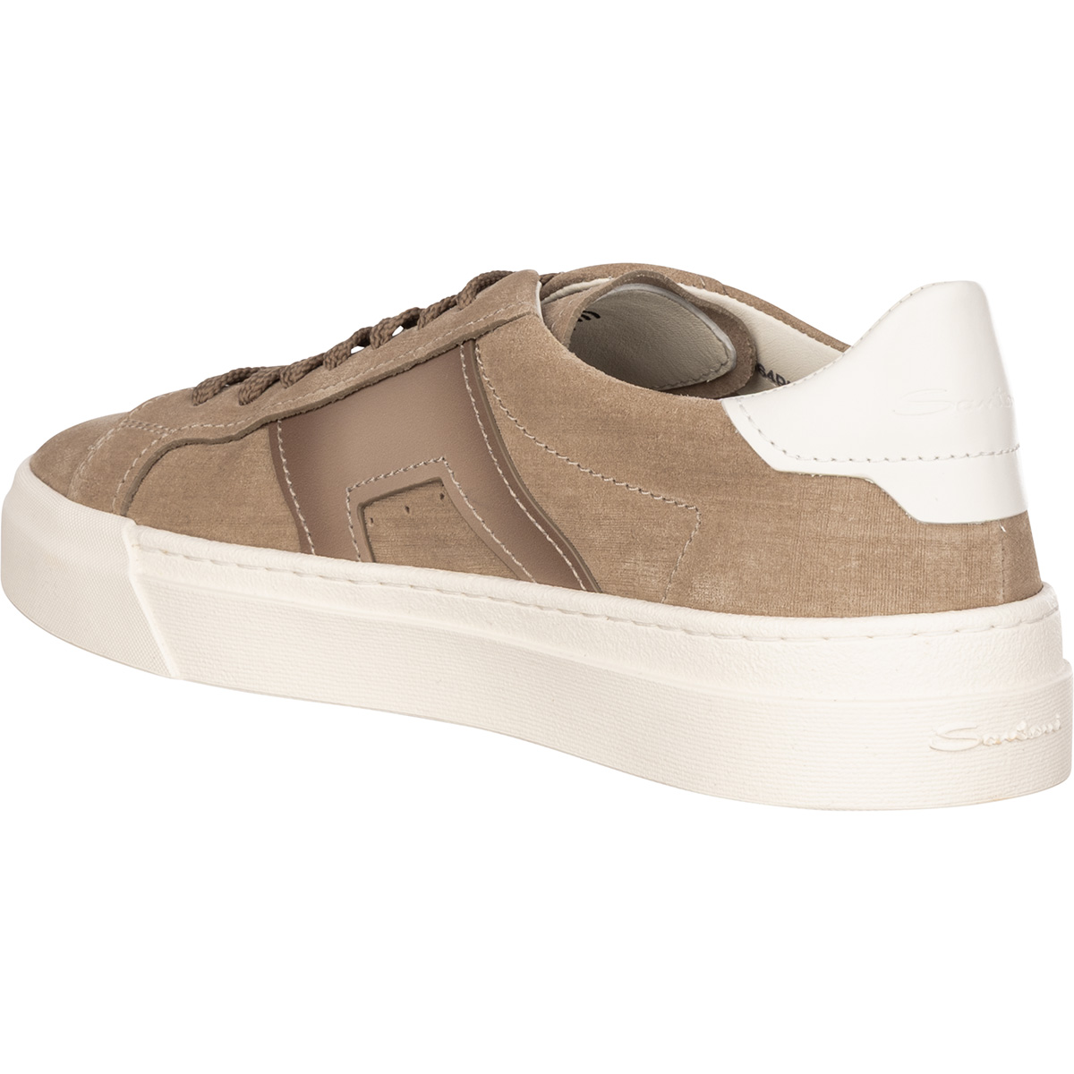 SANTONI Low-Top-Sneaker aus weichem Leder
