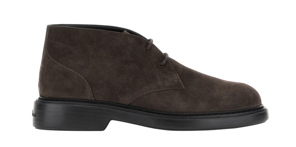 HOGAN High Top Boot H704 Allaccaito 2 Fori Suede