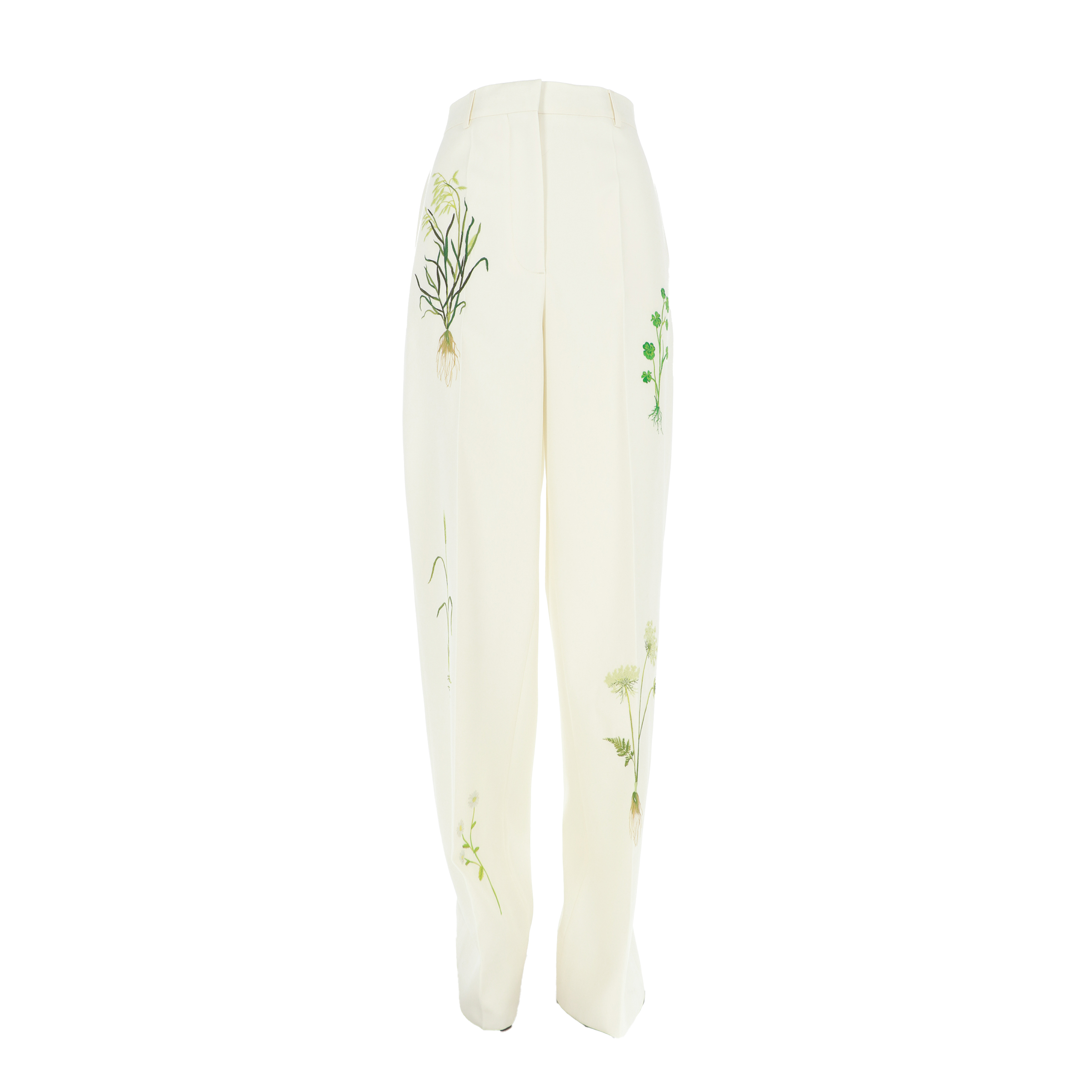 STELLA MCCARTNEY Floral Embroidery Pants