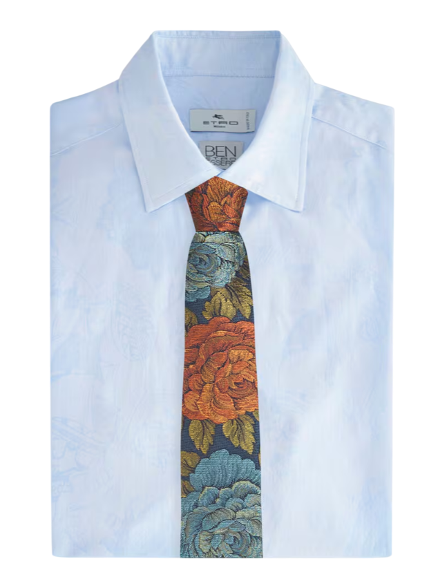 ETRO Sophisticated Paisley Print Silk Tie