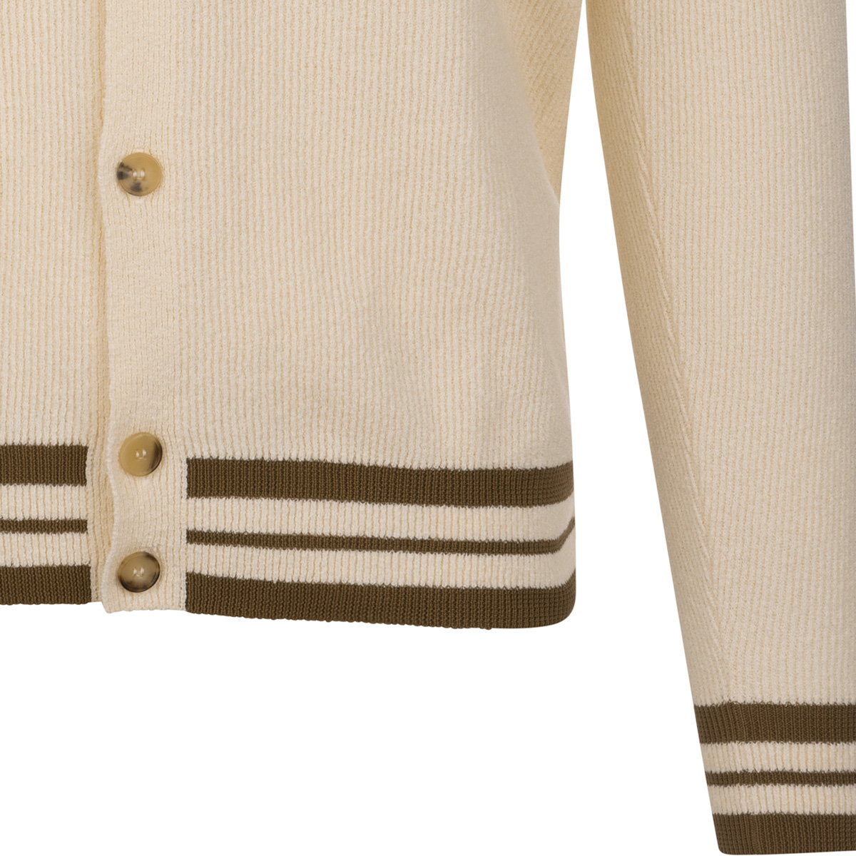 FILIPPO DE LAURENTIIS Bomber con bottoni e spalla Raglan