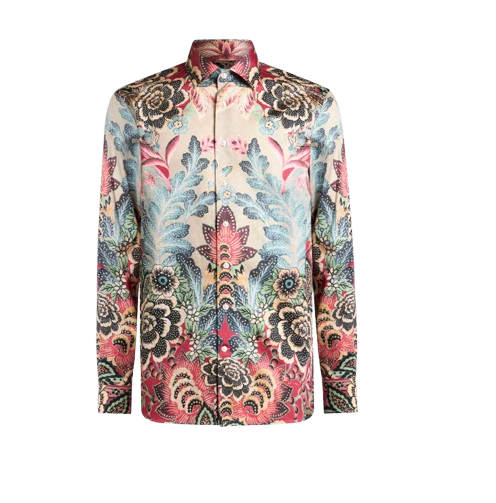 ETRO Camicia Roma vestibilità regolare con fantasia