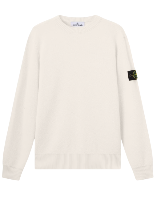 STONE ISLAND Knit Crewneck In Pure Rws Wool