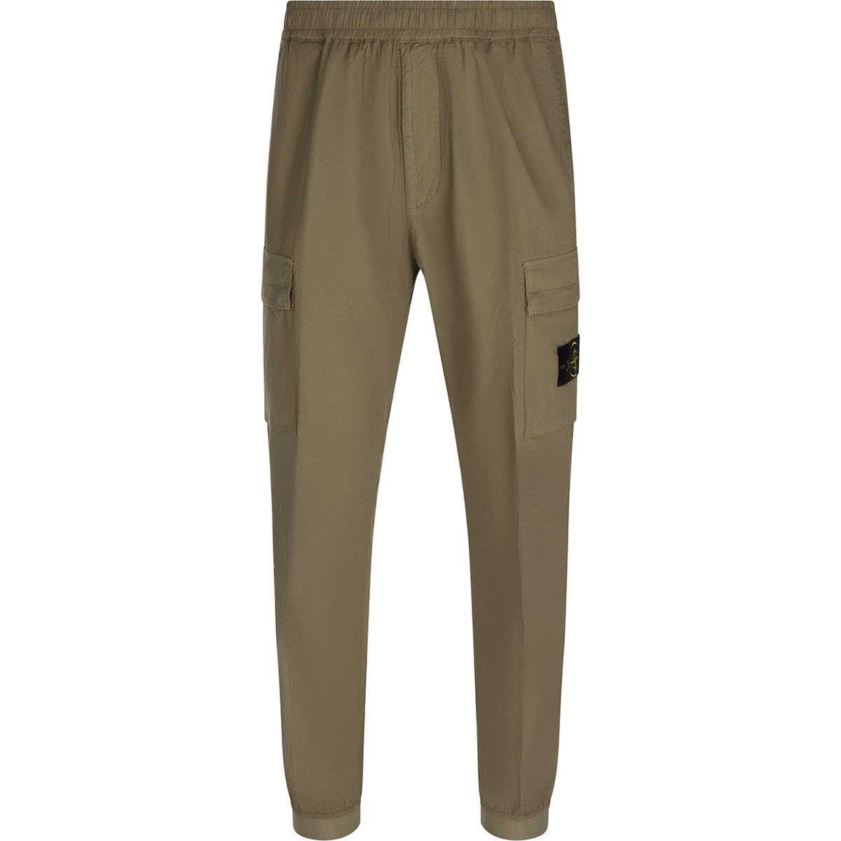 STONE ISLAND Pantaloni Paracadute in Tela di Cotone Elasticizzato