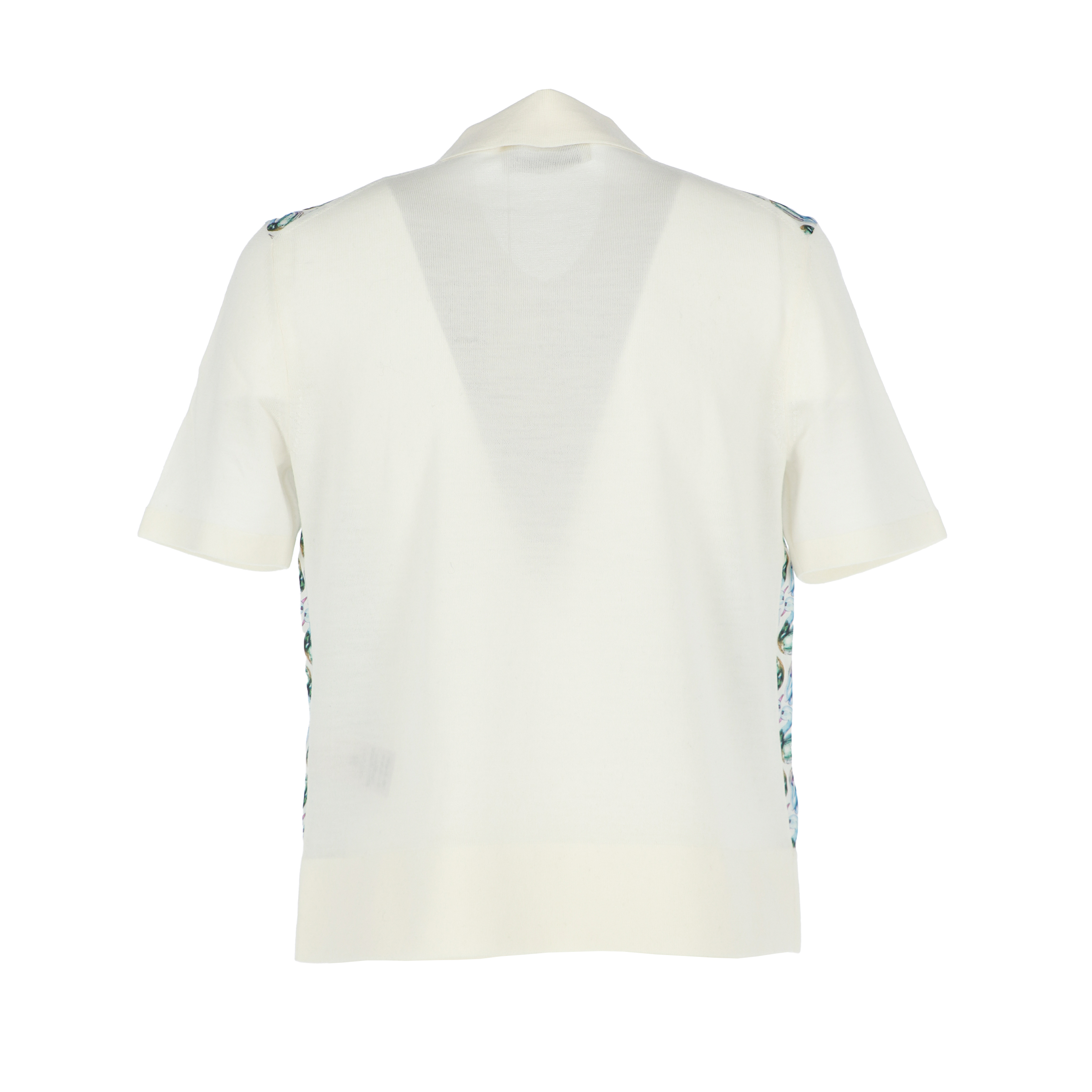 TORY BURCH SILK FRONT POLO