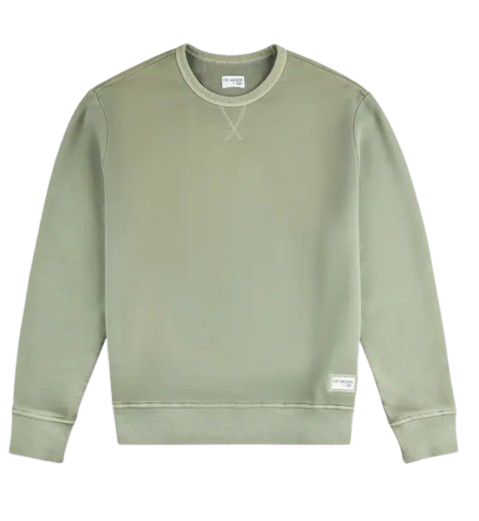 FAY Rundhals-Sweatshirt, matt gefärbt