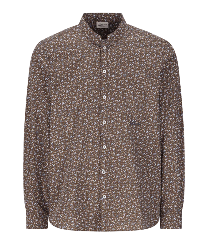 LUIS TRENKER Stand Up Collar Shirt Lubaso
