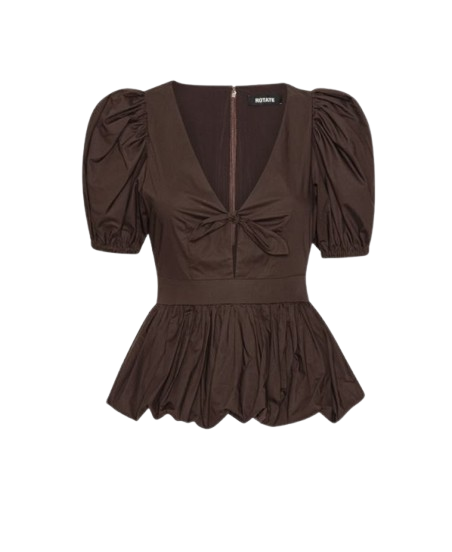 ROTATE Puff Sleeve Bubble Top