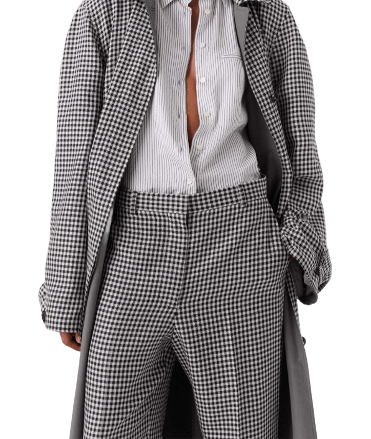 STELLA MCCARTNEY Checked Loose Pants
