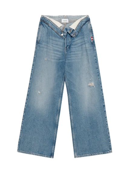 AMISH Roll Up Denim
