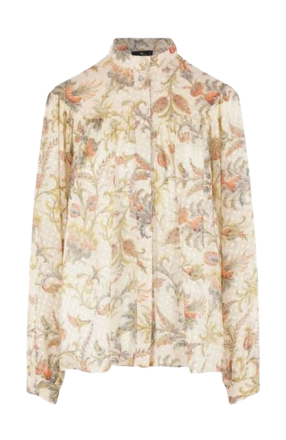 ETRO Camicia con dettaglio plissettato