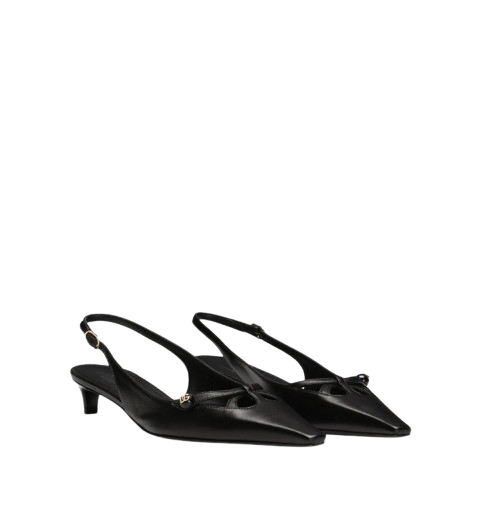 DOLCE & GABBANA SLINGBACK NAPPA SILK