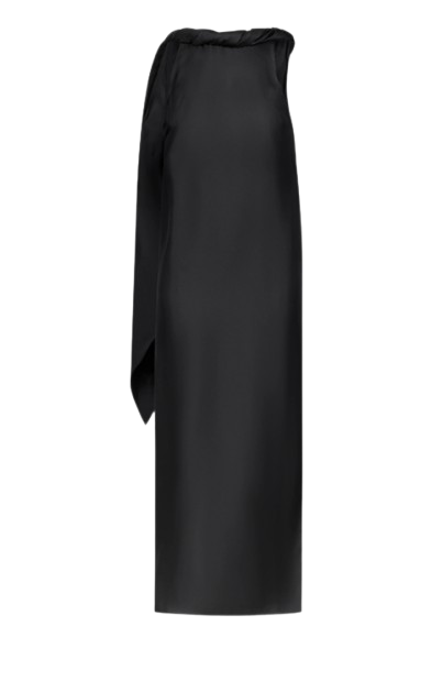 LOULOU DE SAISON Kleid mit gedrehtem Kragen