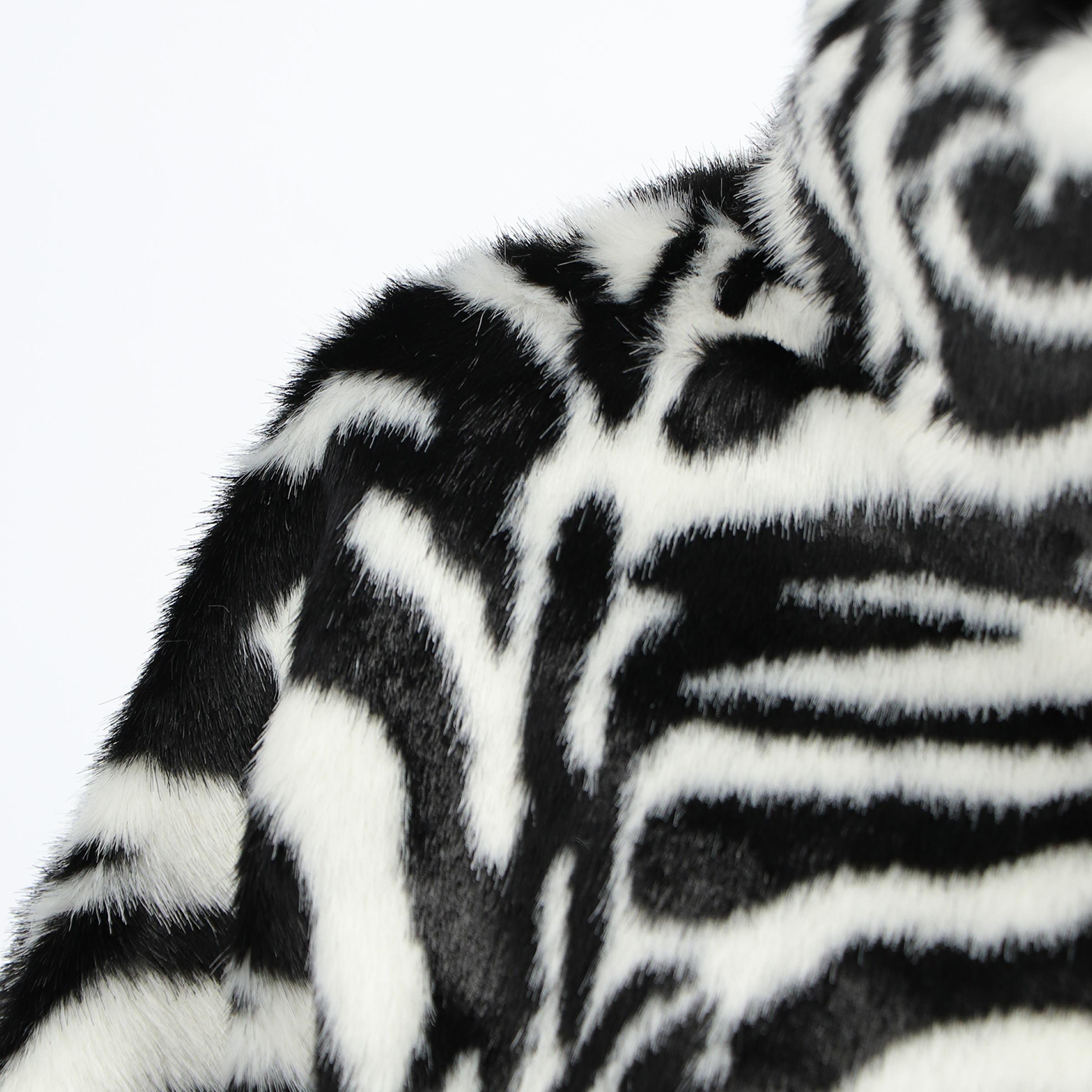ROTATE Faux Fur Cropped JKT