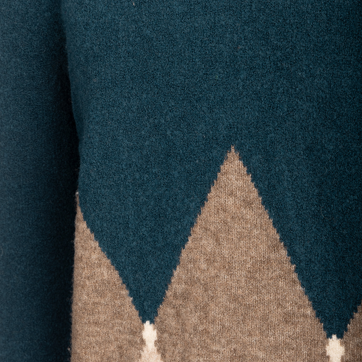 BALLANTYNE Maglia Girocollo Rombi Bouclé