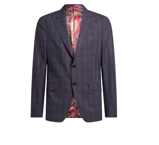 ETRO Abito dalla vestibilità regolare con fodera fantasia