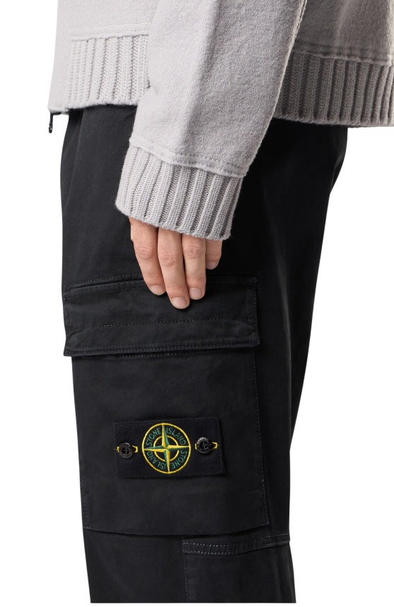 STONE ISLAND Pants In Organic Cotton Broken Twill Stretch