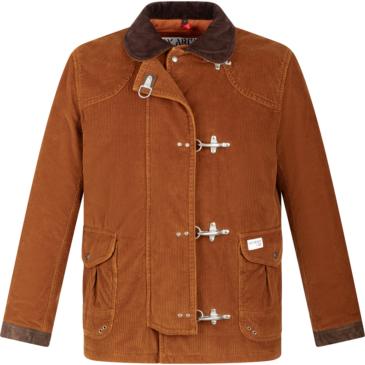 FAY Giacca 4 Ganci Archive in velluto a coste lavato