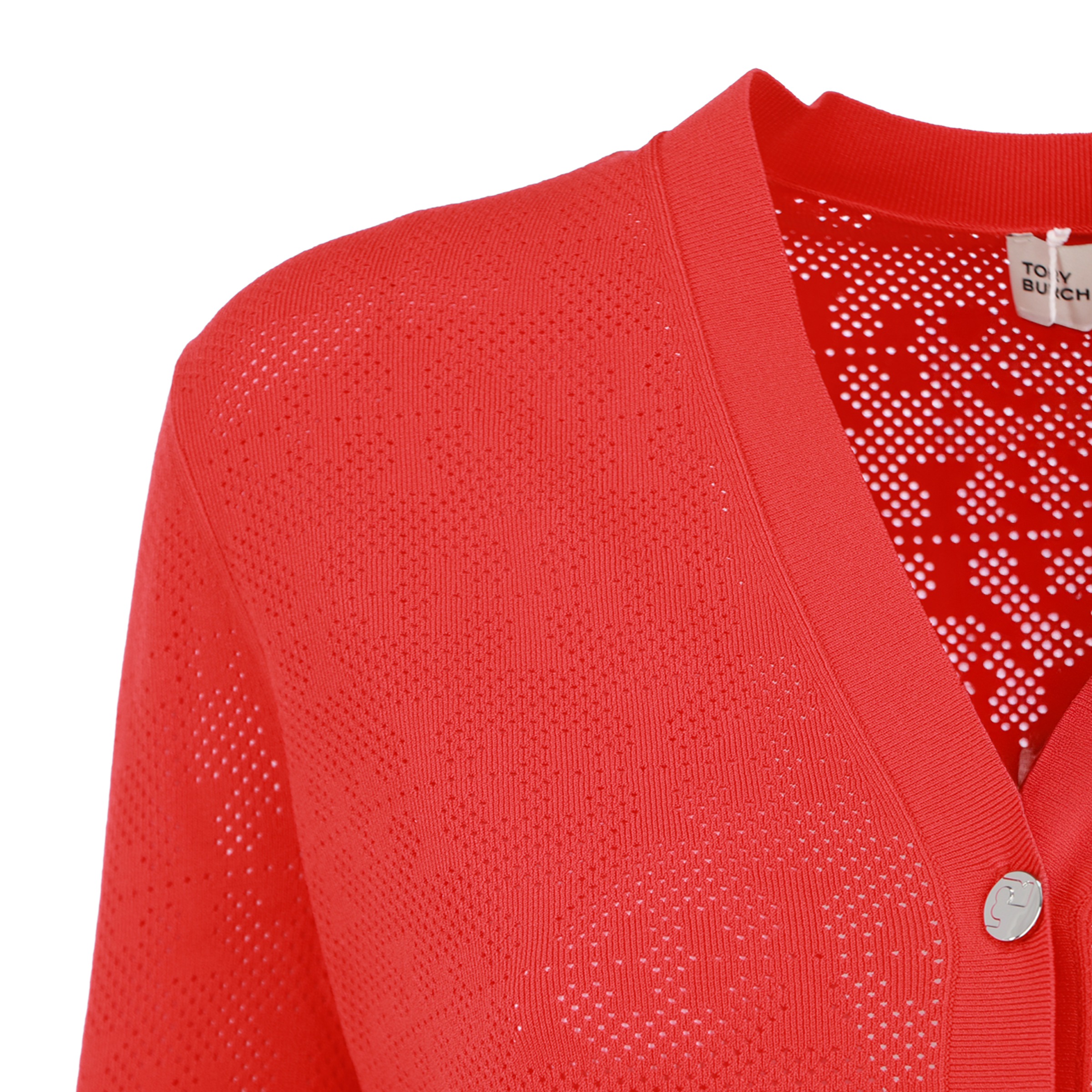 TORY BURCH T Monogramm Jacquard Cardigan