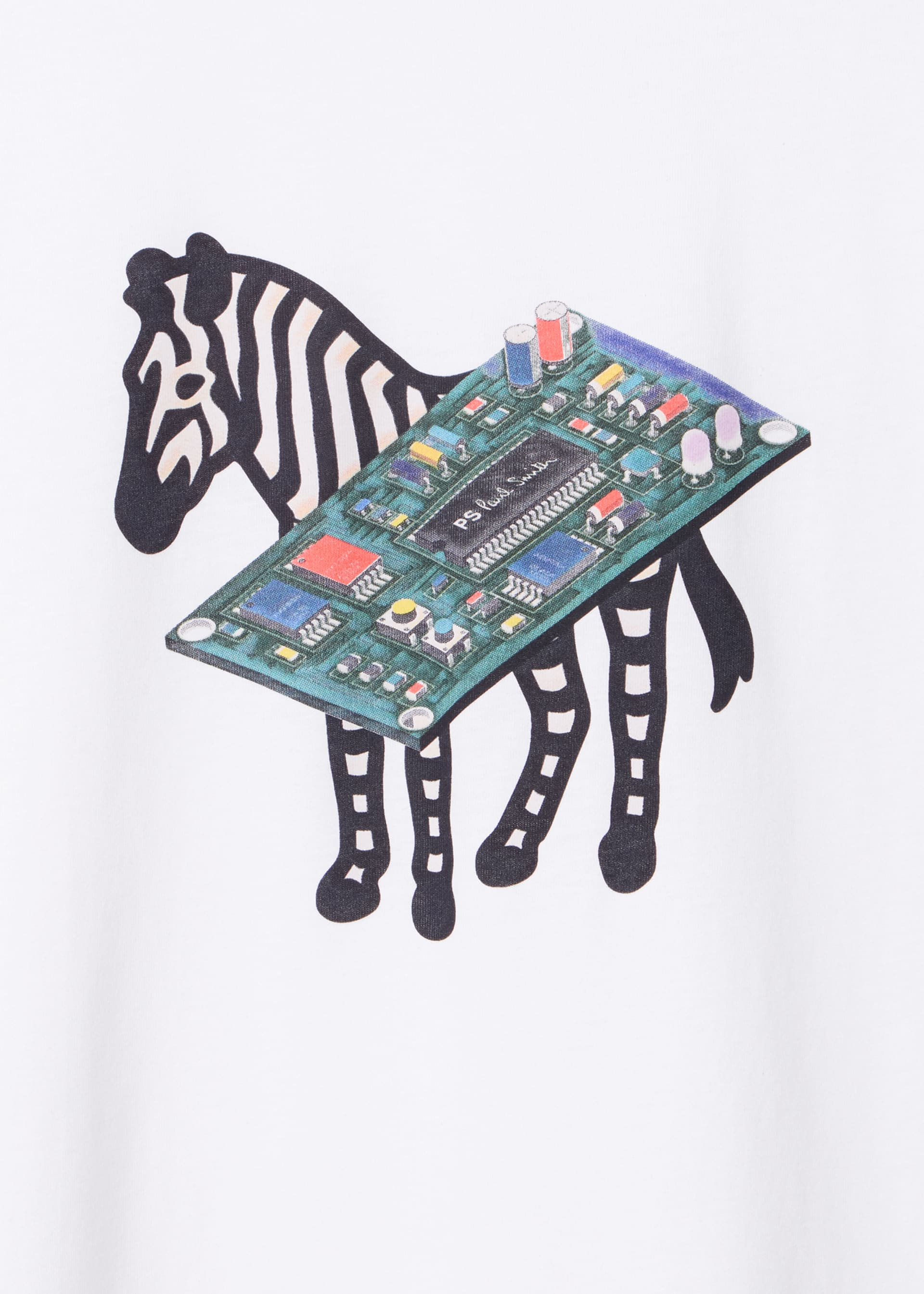 PAUL SMITH Regular fit T-Shirt Circuit Zebra