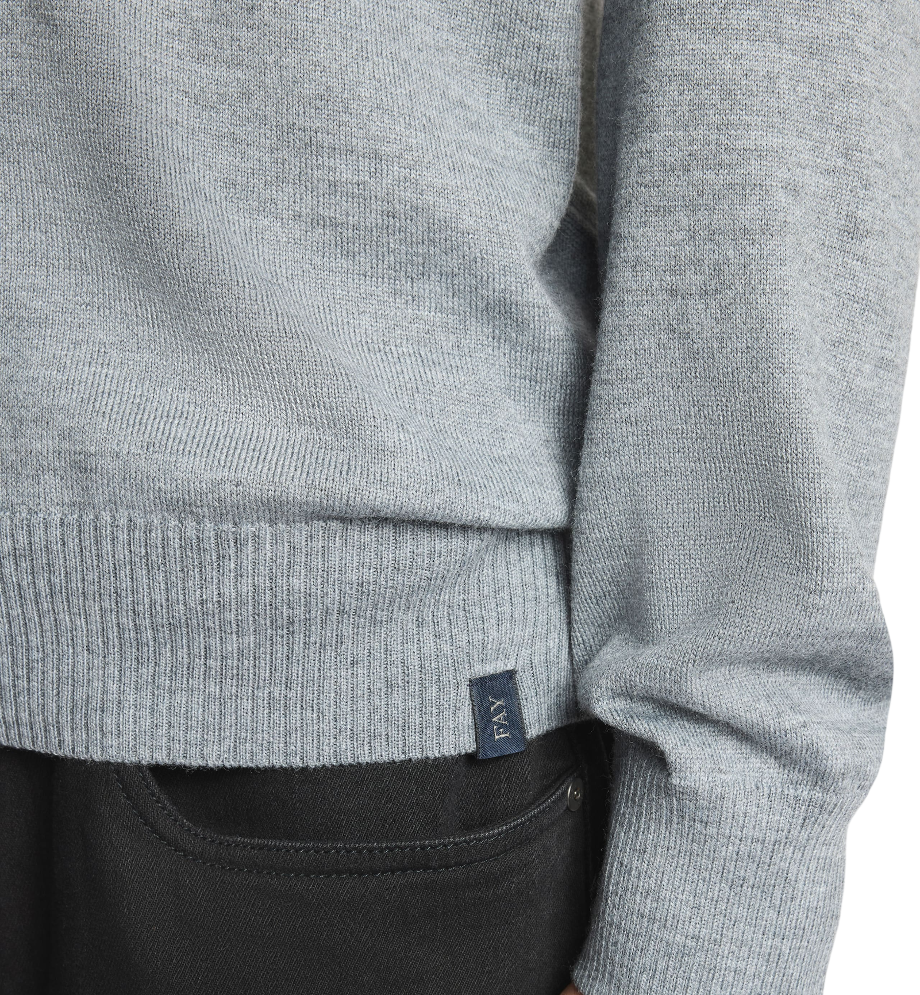 FAY Turtleneck Knit Sweater