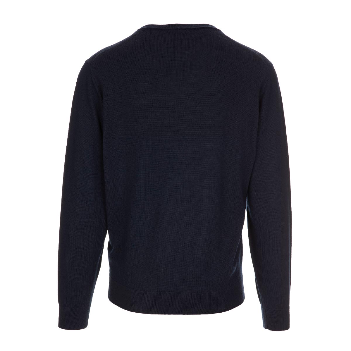 OZ BASIC Sweater uni V-Ausschnitt 100% Merino