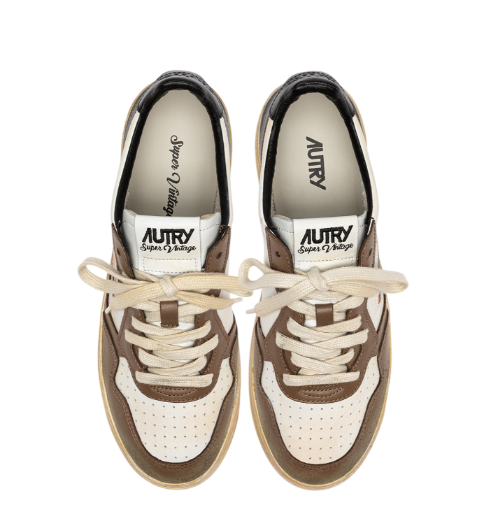 AUTRY Sup Vint Low Leather/Leather Sneaker