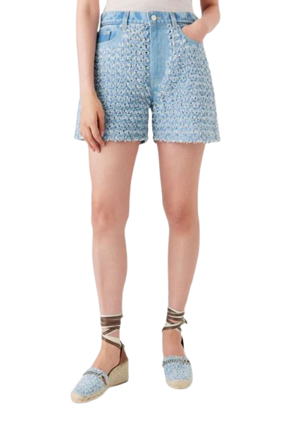STELLA MCCARTNEY Boucle Denim Short